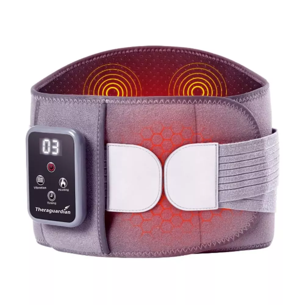 Vibréieren Massage Heizung Taille Support Gürtel