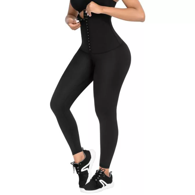 Fraen High Taille Neopren Yoga Leggings